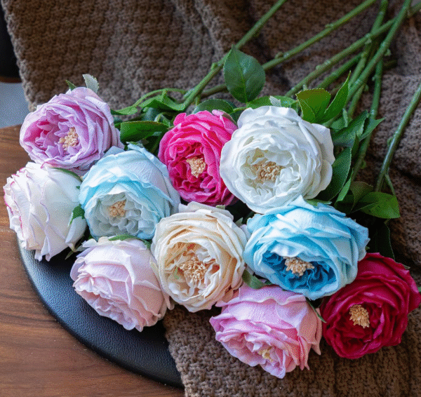 Artificial Roses Latex Real Touch Flowers - Image 3